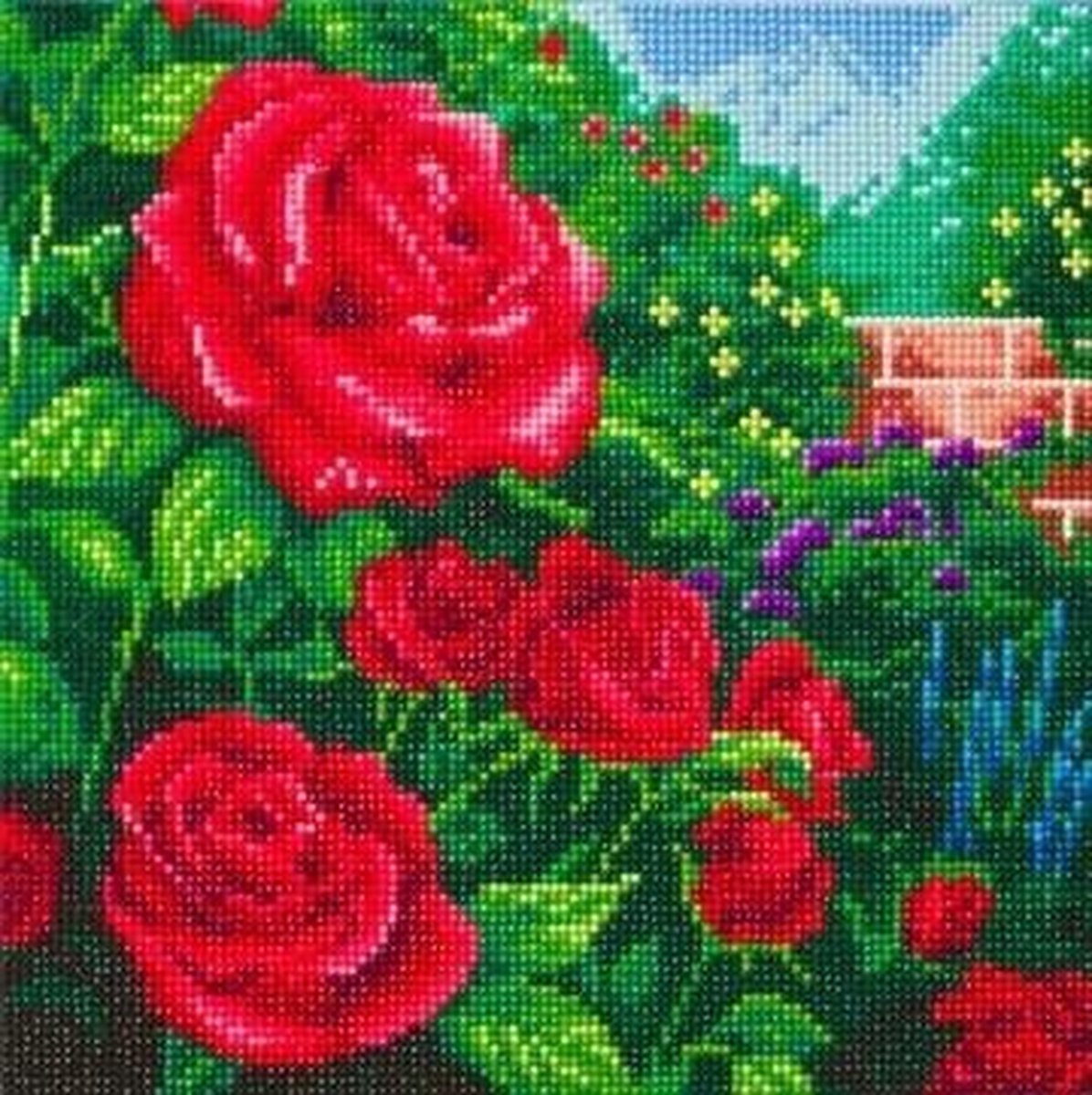 Craft Buddy Crystal Art Kit | Diamond Painting A Perfect Red Rose